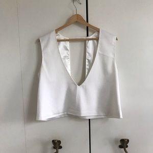 Sundays Satin Crop Top